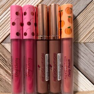 Revolution Lip Gloss - Cherry, Peach, Chocolate - buyer’s choice of 1